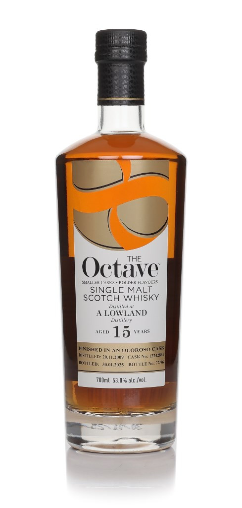 Lowland Single Malt 15 Year Old 2009 (cask 12242869) - The Octave (Duncan Taylor) 70cl
