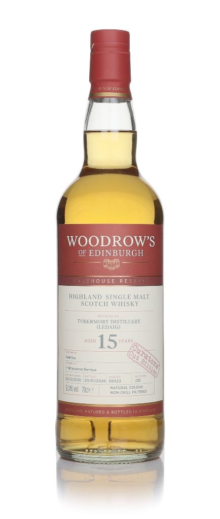 Ledaig 15 Year Old  2010 (cask 56423) - Woodrow's of Edinburgh 70cl