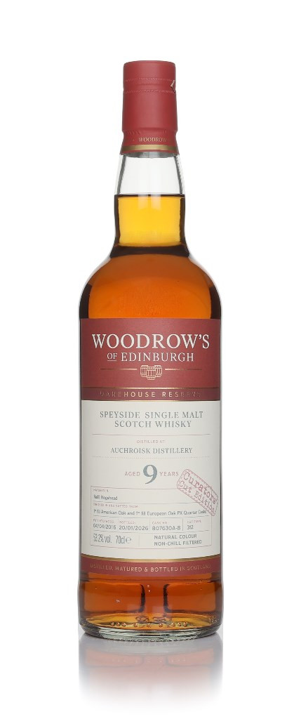 Auchroisk 9 Year Old 2016 (cask 807630A-B) - Woodrow's of Edinburgh 70cl