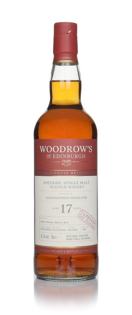Glentauchers 17 Year Old 2008 (cask 901120A - Woodrow's of Edinburgh 70cl