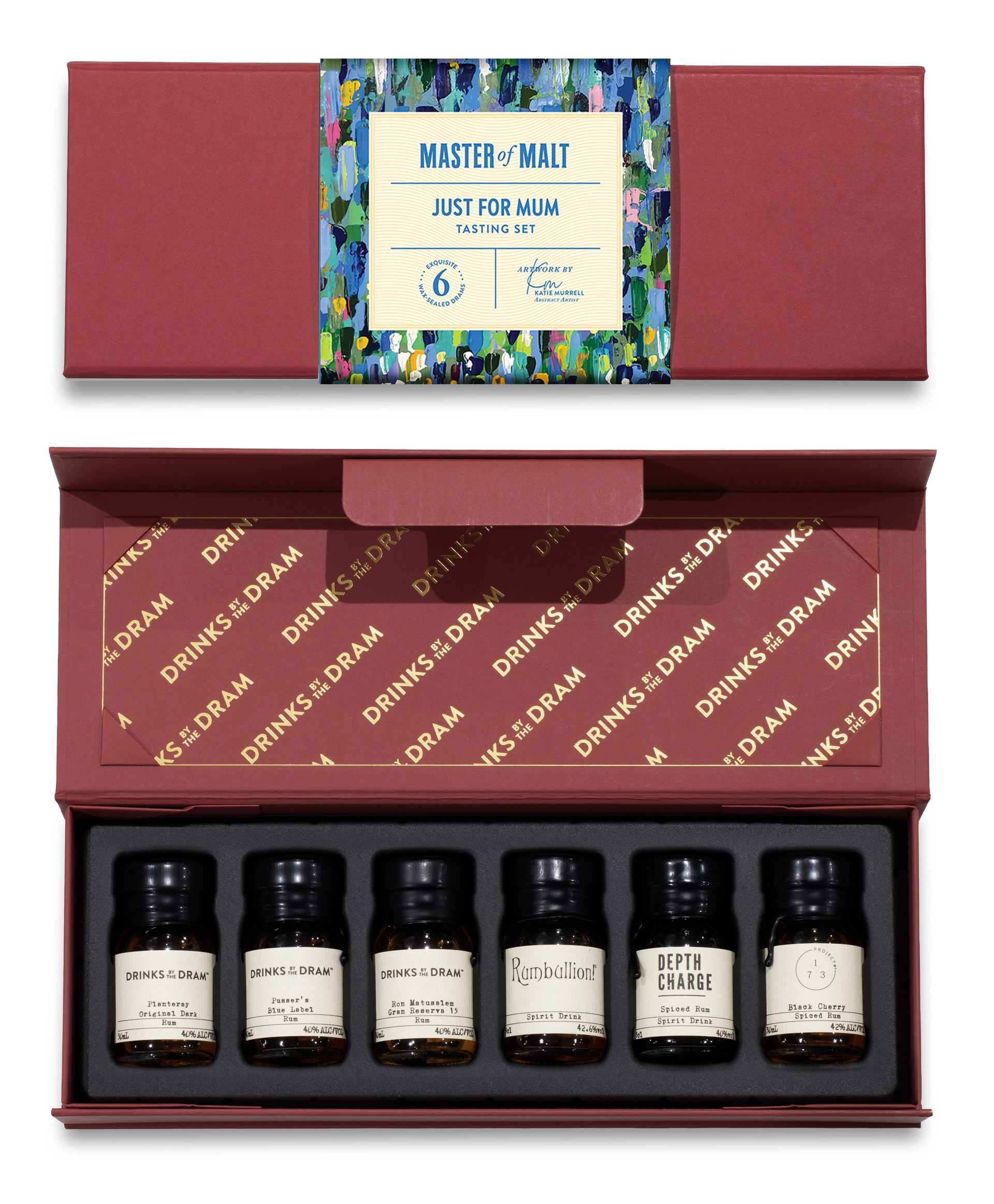 For You Mum Rum Tasting Set (Red) 18cl