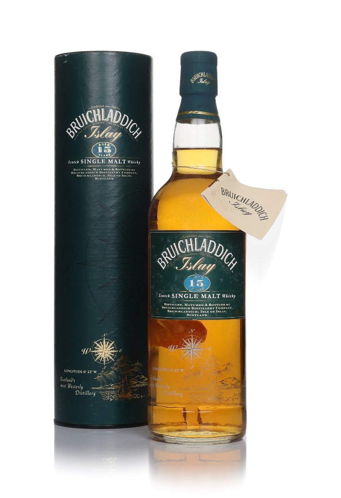 Bruichladdich 15 Year Old - Late 1990s 70cl