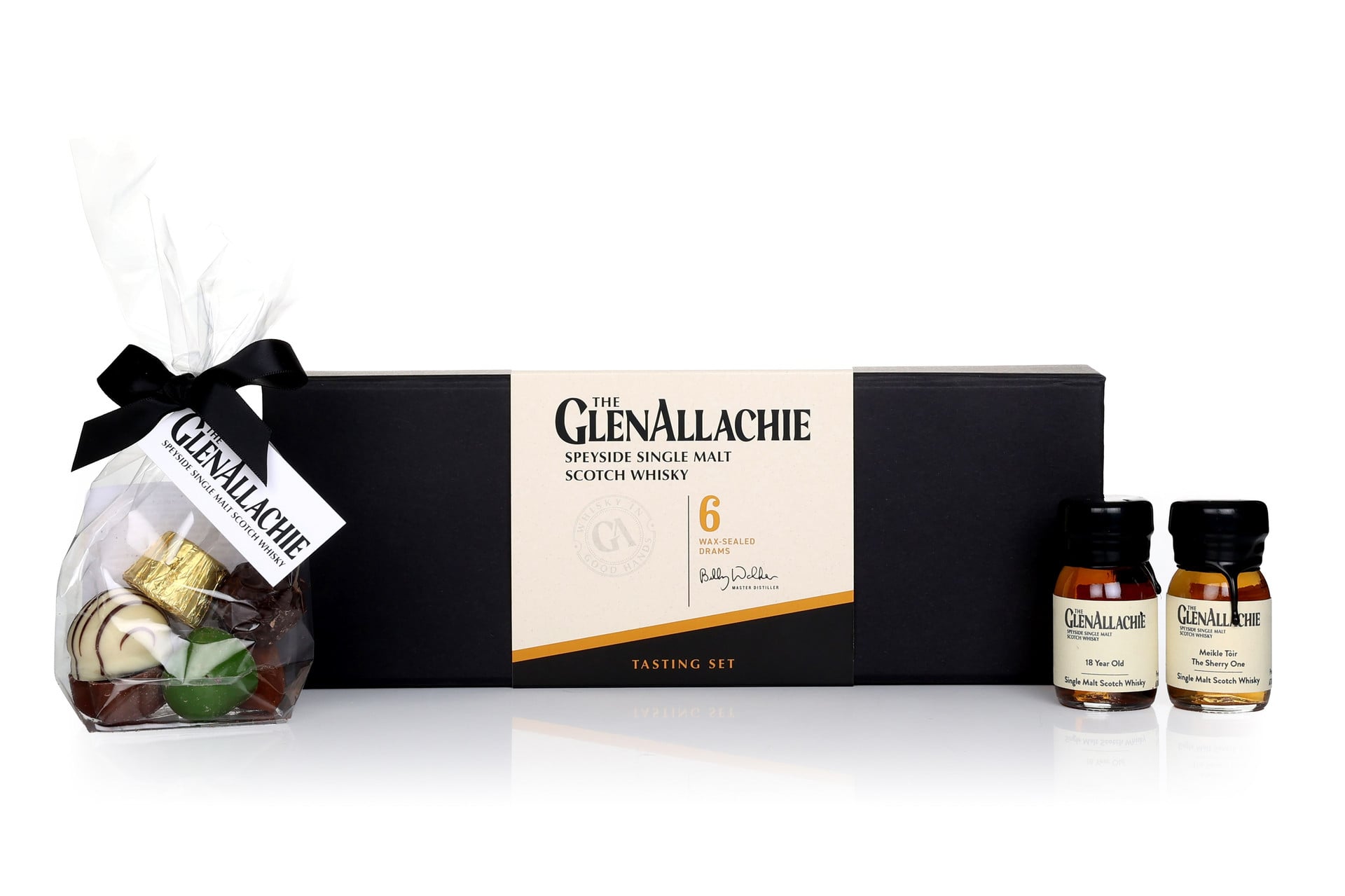 The GlenAllachie Whisky & Chocolate Truffles Tasting Set