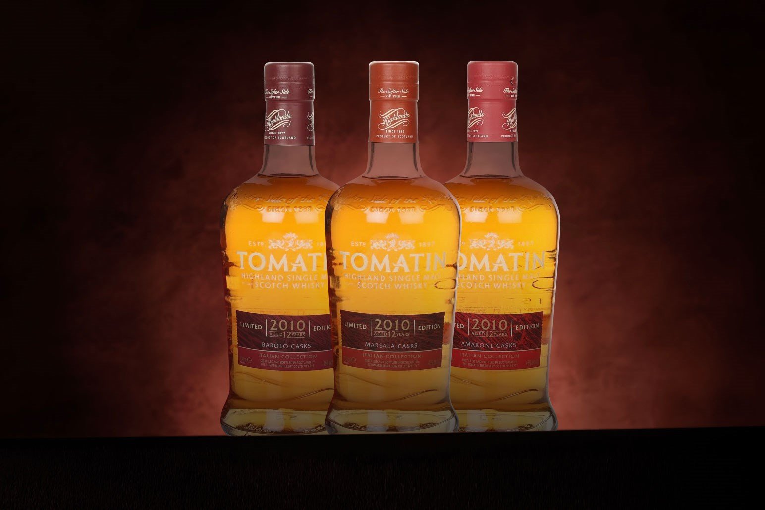 *COMPETITION* Tomatin Italian Wine Cask Whisky Collection (3) Ticket 70cl