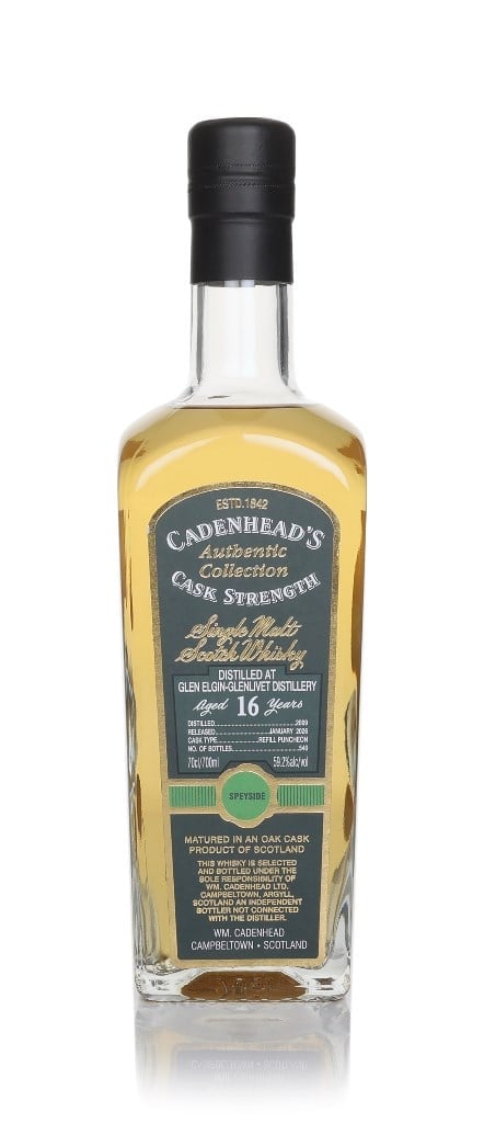 Glen Elgin 16 Year Old 2009 - Cadenhead's Authentic Collection 70cl