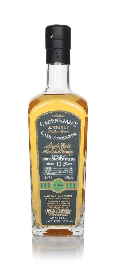 Mannochmore 12 Year Old 2013 - Cadenhead's Authentic Collection 70cl