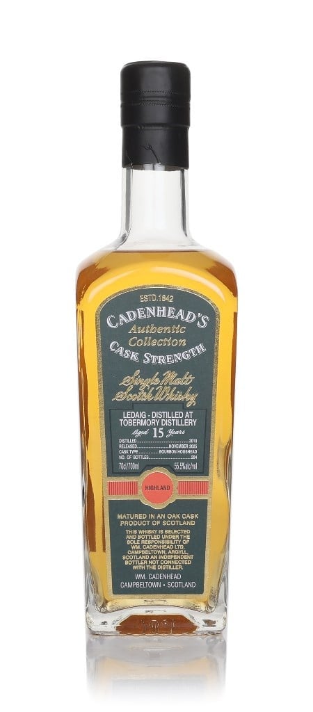 Ledaig 15 Year Old 2010 - Cadenhead's Authentic Collection 70cl