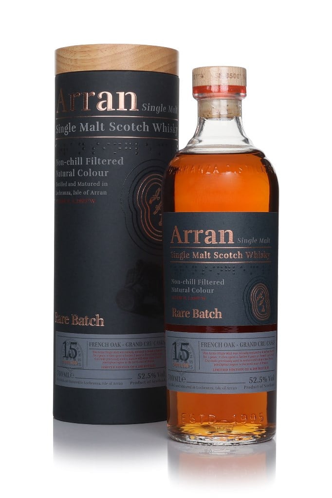 Arran 15 Year Old Rare Batch - French Oak Grand Cru Cask 70cl