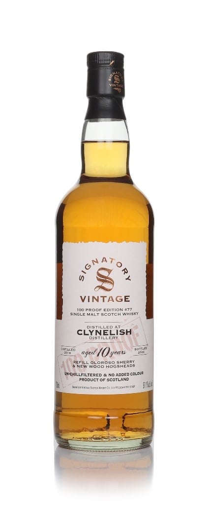 Clynelish 10 Year Old 2016 - 100 Proof Edition #77 (Signatory) 70cl