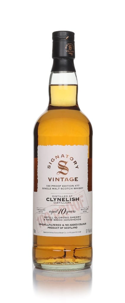 Clynelish 10 Year Old 2016 - 100 Proof Edition #77 (Signatory) 70cl