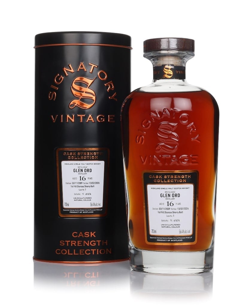 Glen Ord 16 Year Old 2009 (cask 1) - Cask Strength Collection (Signatory) 70cl