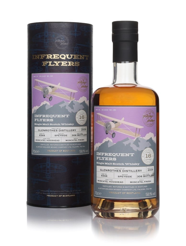 Glenrothes 16 Year Old 2009 (cask 6344) - Infrequent Flyers (Alistair Walker) 70cl