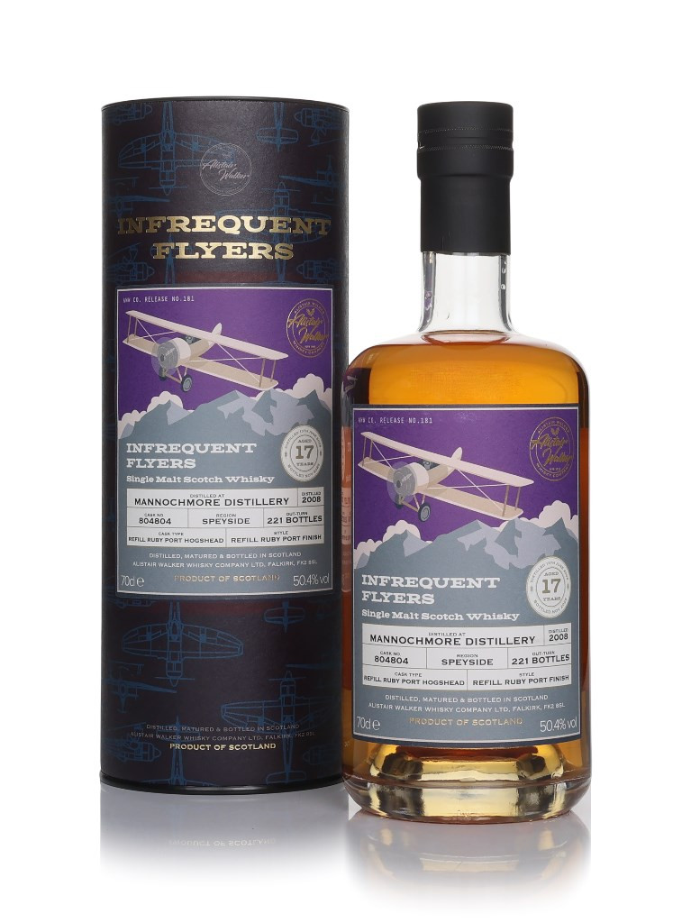 Mannochmore 17 Year Old 2008 (cask 804804) - Infrequent Flyers (Alistair Walker) 70cl