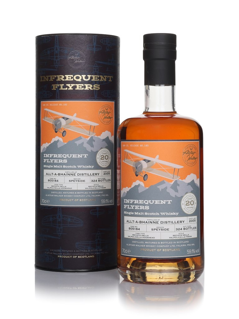 Allt-a-Bhaine 20 Year Old 2005 (cask 805184) - Infrequent Flyers (Alistair Walker) 70cl
