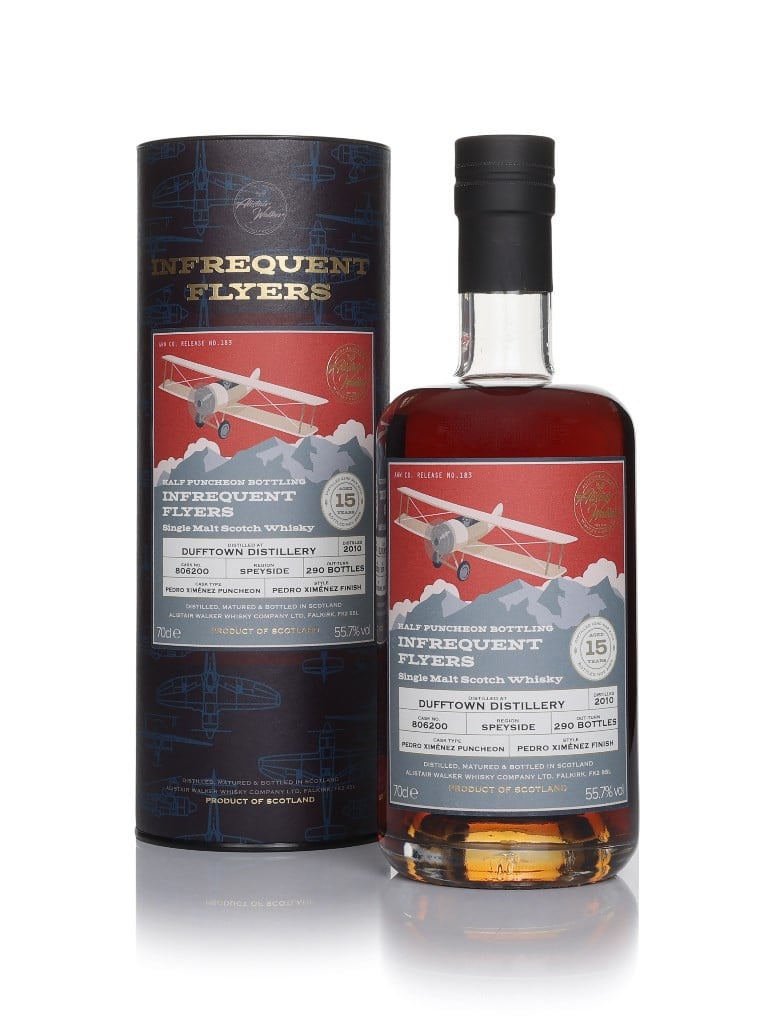 Dufftown 15 Year Old 2010 (cask 806200) - Infrequent Flyers (Alistair Walker) 70cl