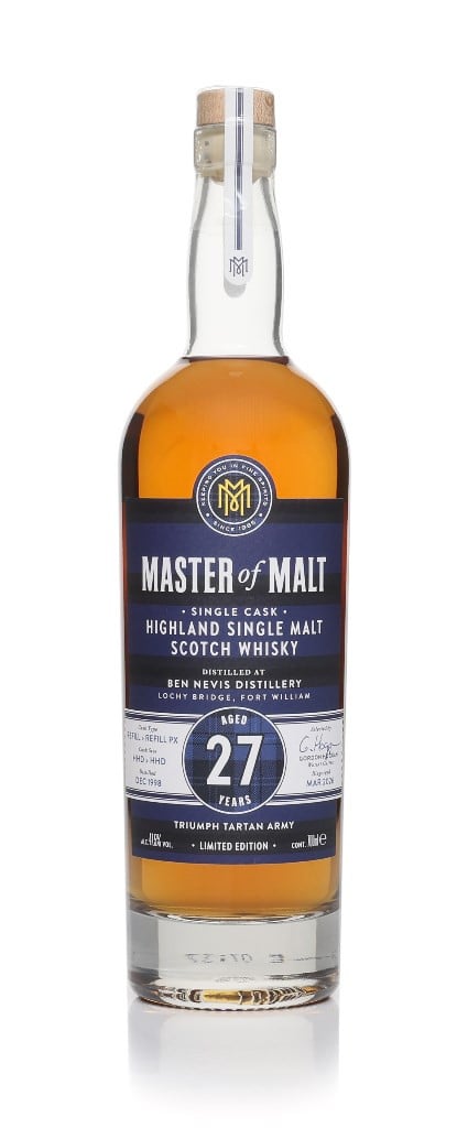 Ben Nevis 27 Year Old 1998 - ‘90s Retro Football Edition (Master of Malt) 70cl