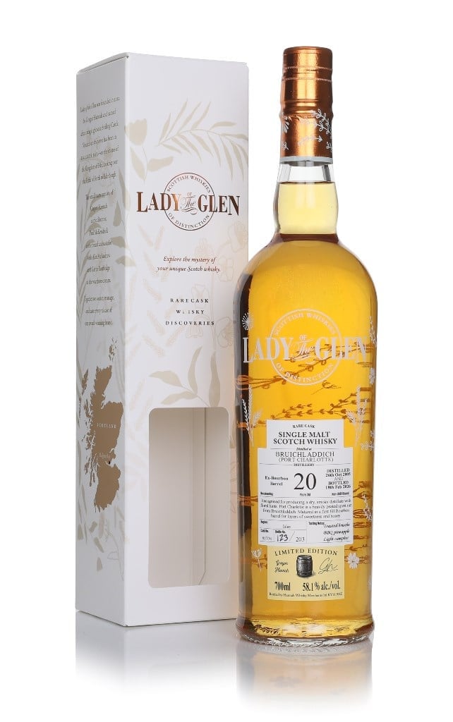 Port Charlotte 20 Year Old 2005 (cask 1774) - Lady of the Glen (Hannah Whisky Merchants) 70cl