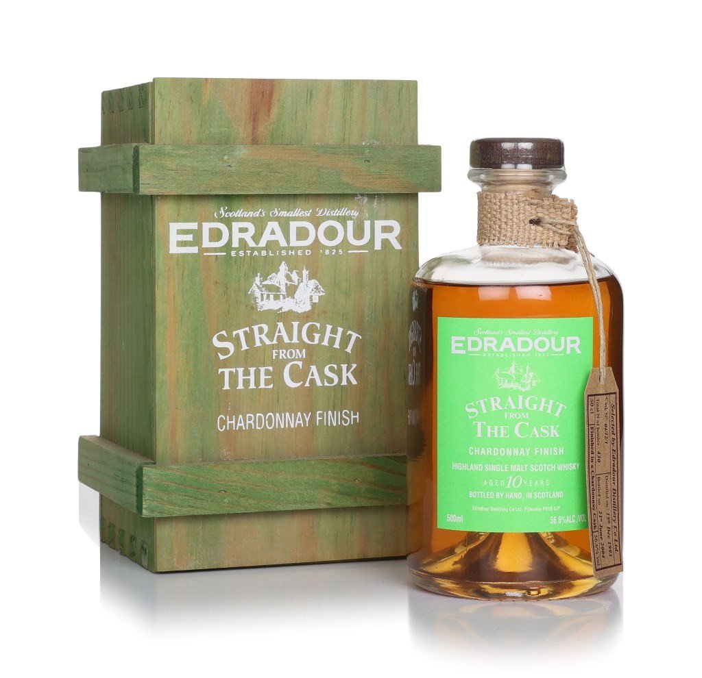 Edradour 10 Year Old 1993 (cask 04/12/1) Chardonnay Cask Finish - Straight from the Cask 50cl