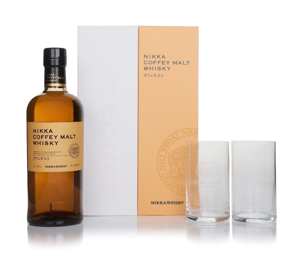 Nikka Coffey Malt Gift Set with 2x Glasses 70cl