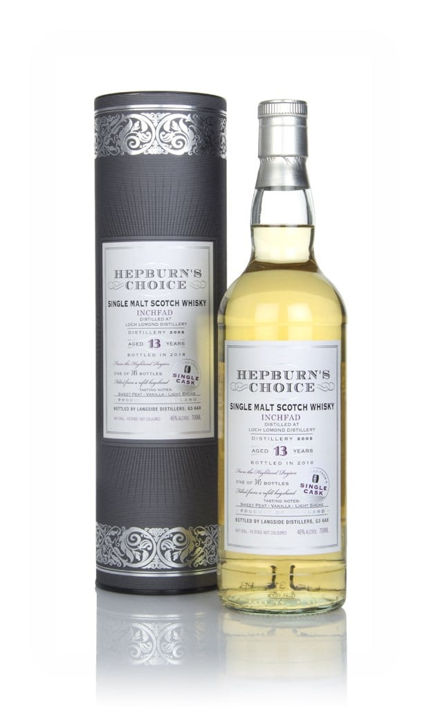 Inchfad 13 Year Old 2005 - Hepburn's Choice (Langside) 70cl