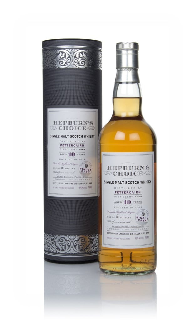 Fettercairn 10 Year Old 2008 - Hepburn's Choice (Langside)