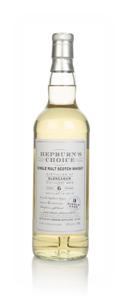Glencadam 6 Year Old 2012 - Hepburn's Choice (Langside) 70cl