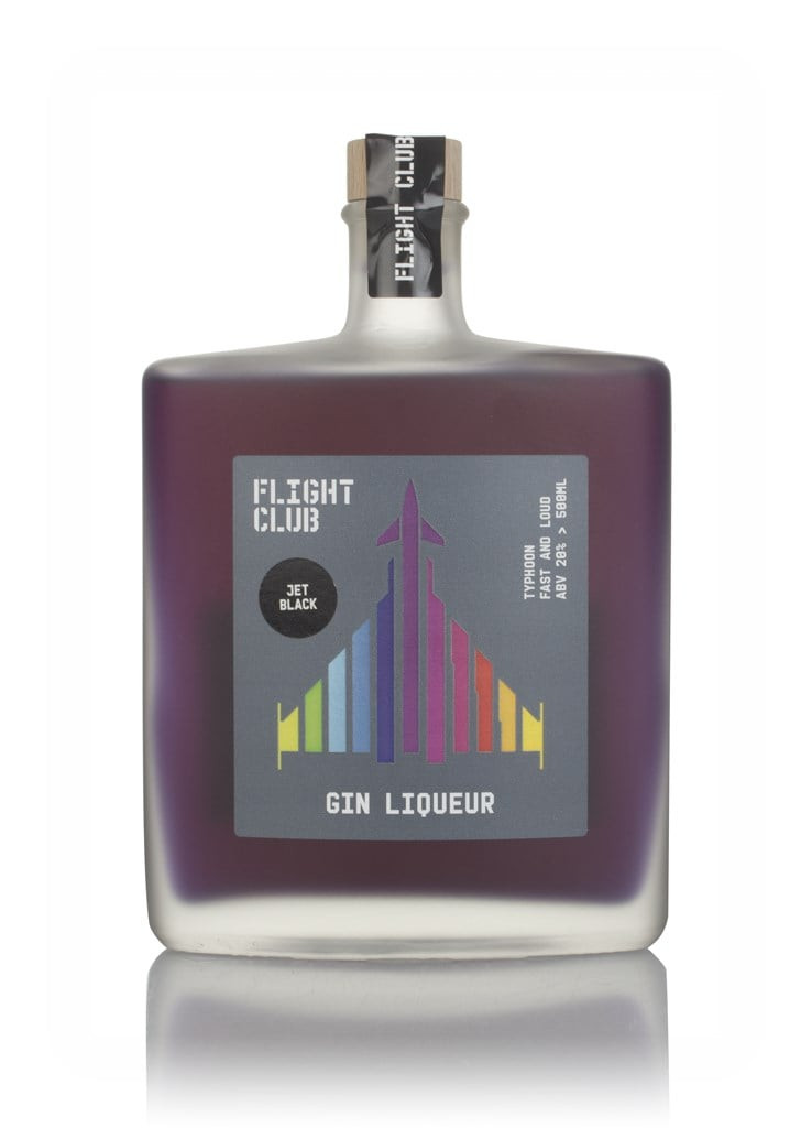 Flight Club Jet Black Gin Liqueur 50cl