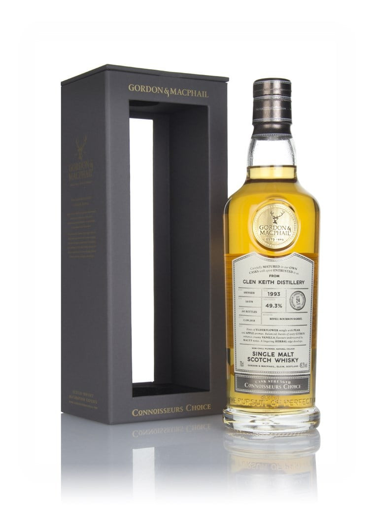 Glen Keith 24 Year Old 1993 (batch 18/078) - Connoisseurs Choice (Gordon & MacPhail) 70cl
