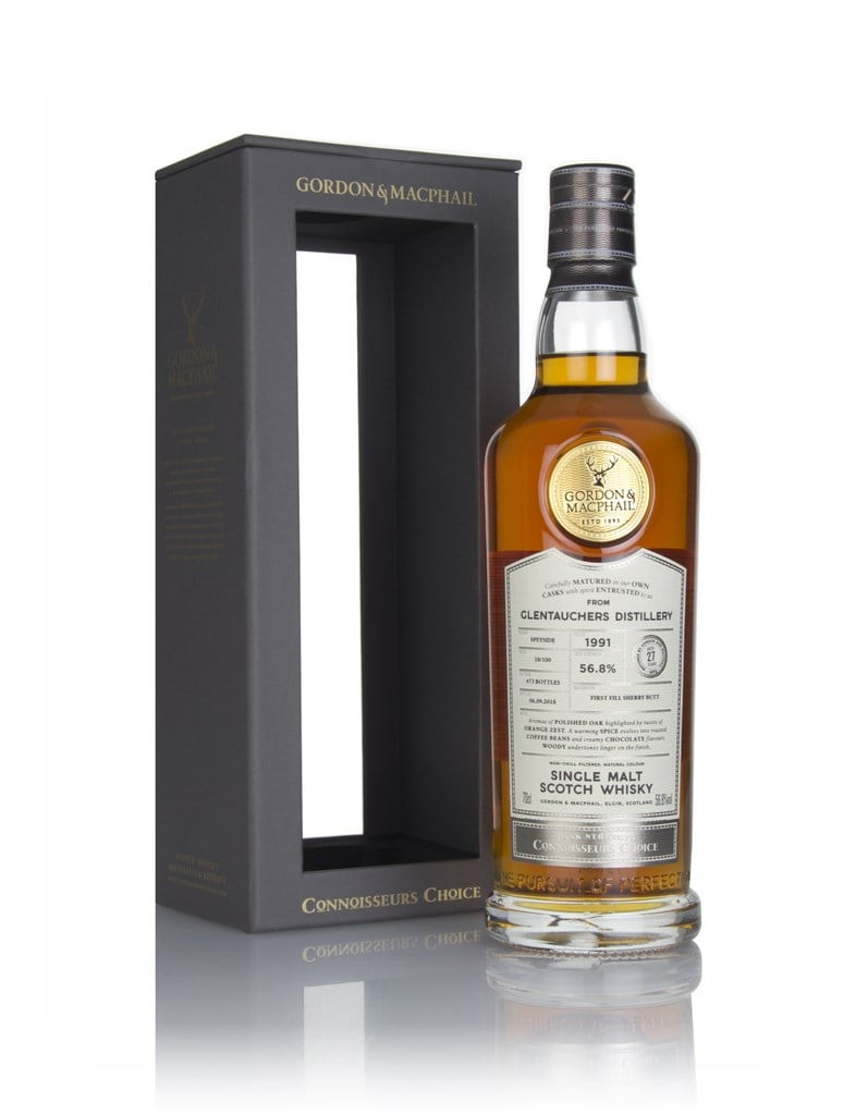 Glentauchers 27 Year Old 1991 (cask 18/100) - Connoisseurs Choice (Gordon & MacPhail) 70cl