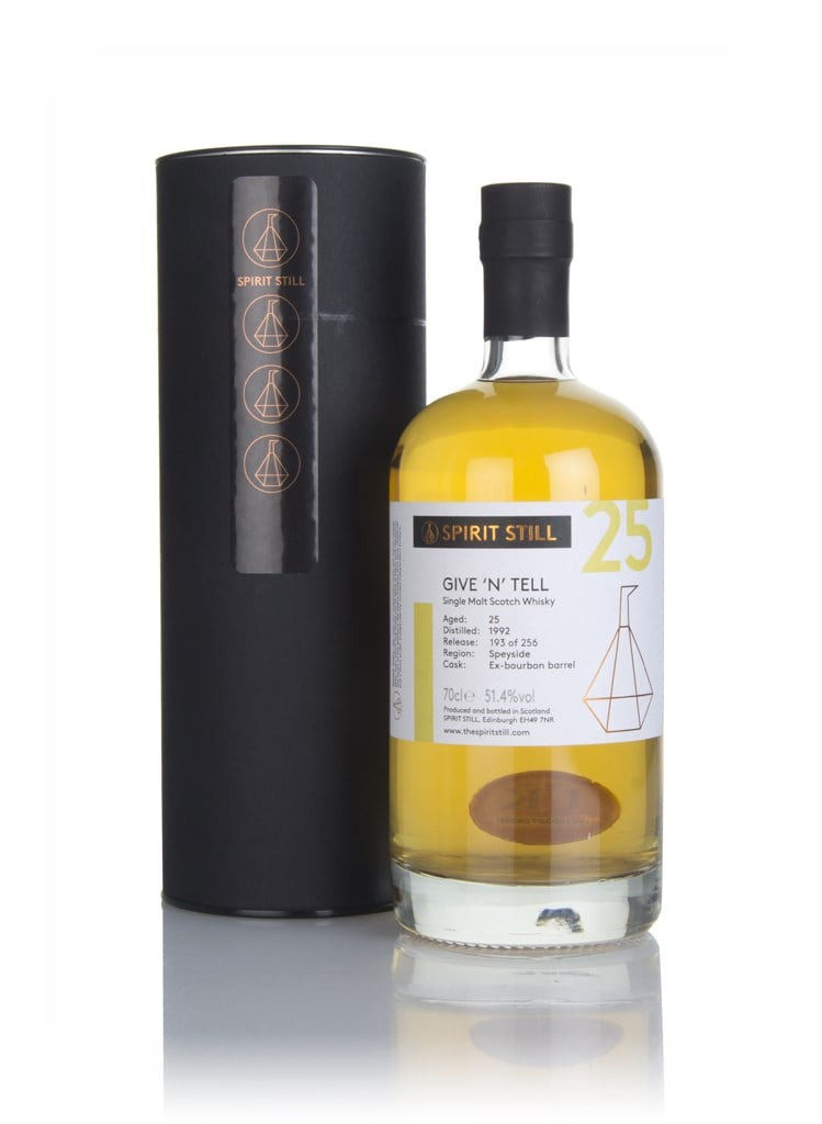 Give 'n' Tell 25 Year Old 1992 - Spirit Still 70cl