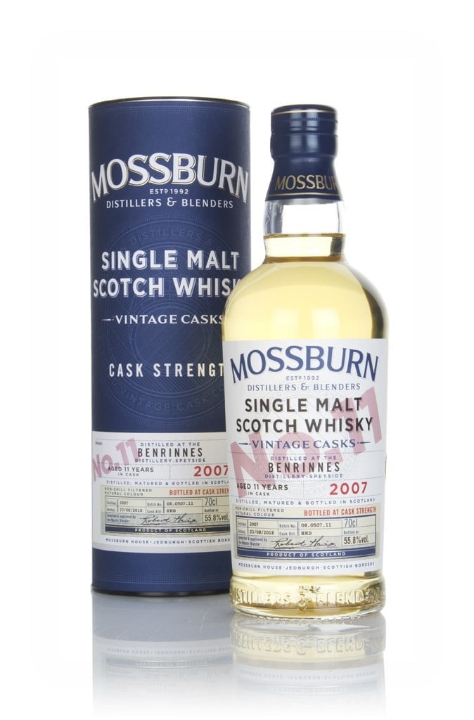 Benrinnes 11 Year Old 2007 - Cask Strength (Mossburn) 70cl