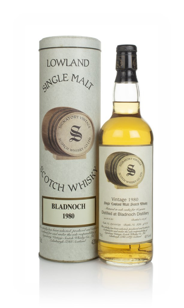 Bladnoch 16 Year Old 1980 (Signatory) 70cl
