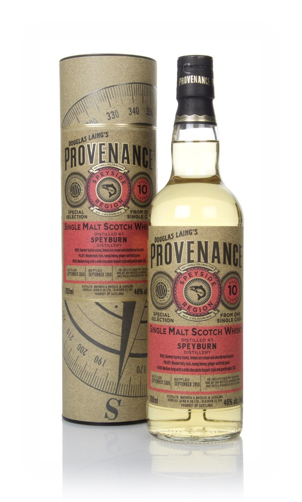 Speyburn 10 Year Old 2008 (cask 12764) - Provenance (Douglas Laing) 70cl