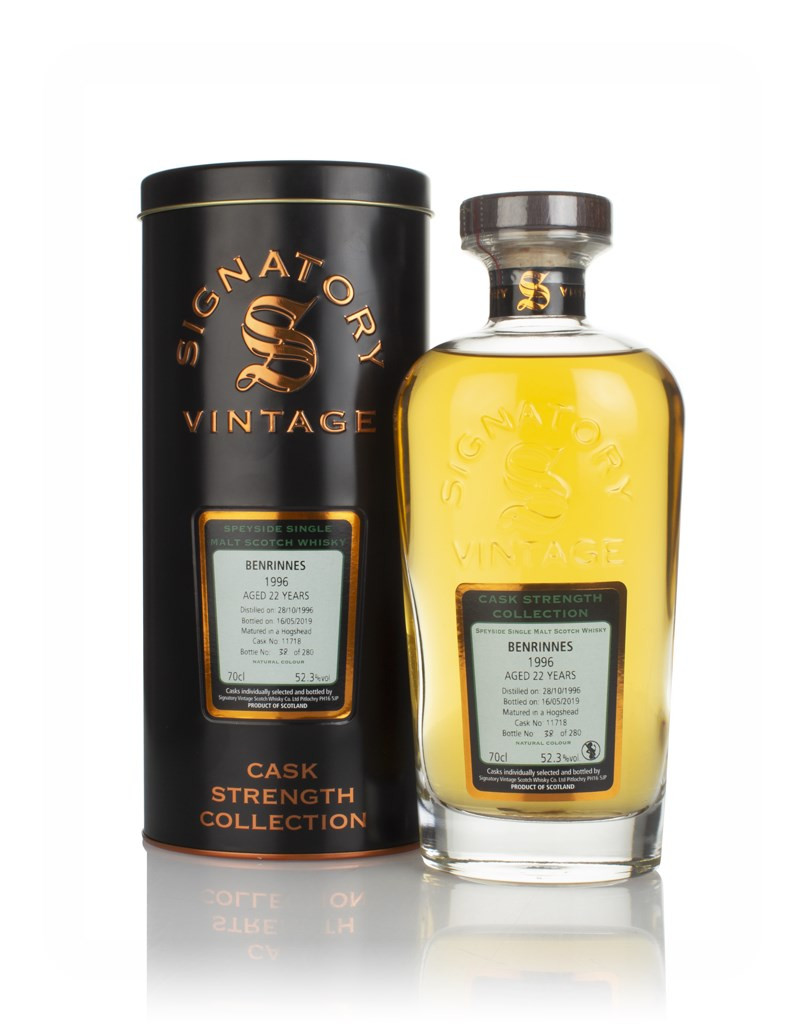Benrinnes 22 Year Old 1996 (cask 11718) - Cask Strength Collection (Signatory) 70cl