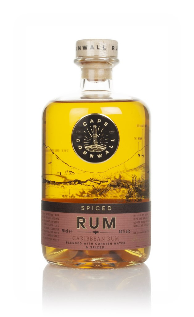 Cape Cornwall Spiced Rum 70cl