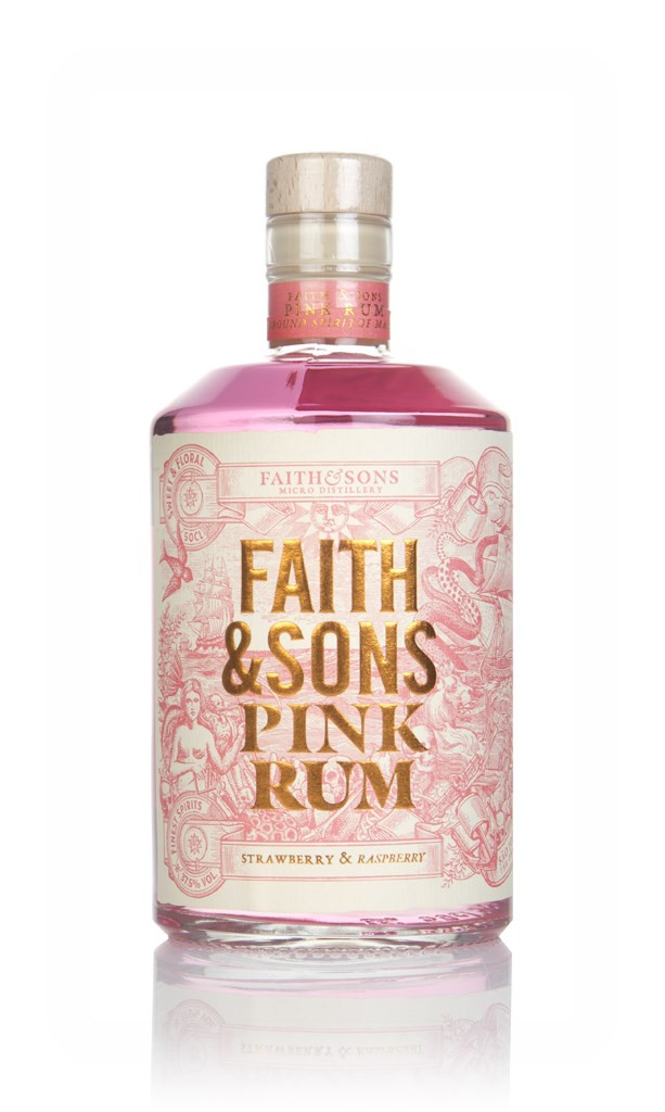 Faith & Sons Pink Rum 50cl