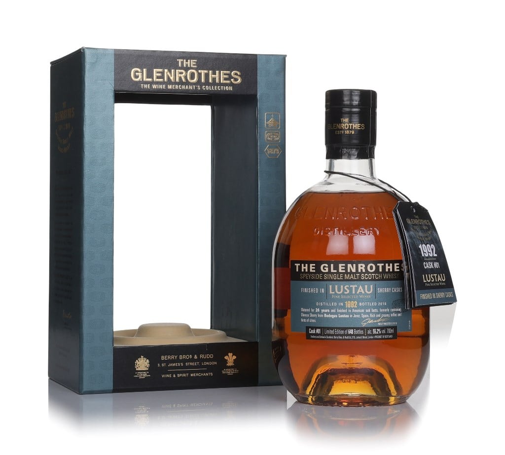 Glenrothes 24 Year Old 1992 (cask 1) Lustau Sherry Cask Finish - The Wine Merchant's Collection 70cl