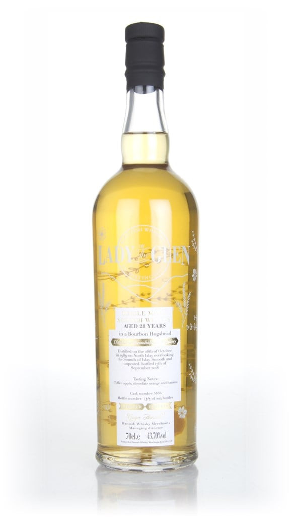 Bunnahabhain 28 Year Old 1989 (cask 5836) - Lady of the Glen (Hannah Whisky Merchants) 70cl
