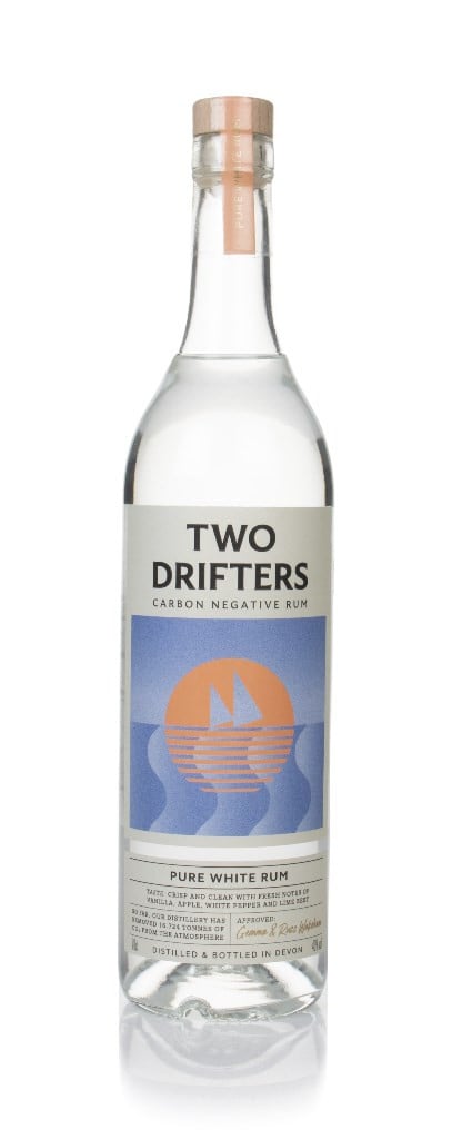 Two Drifters Pure White Rum 70cl