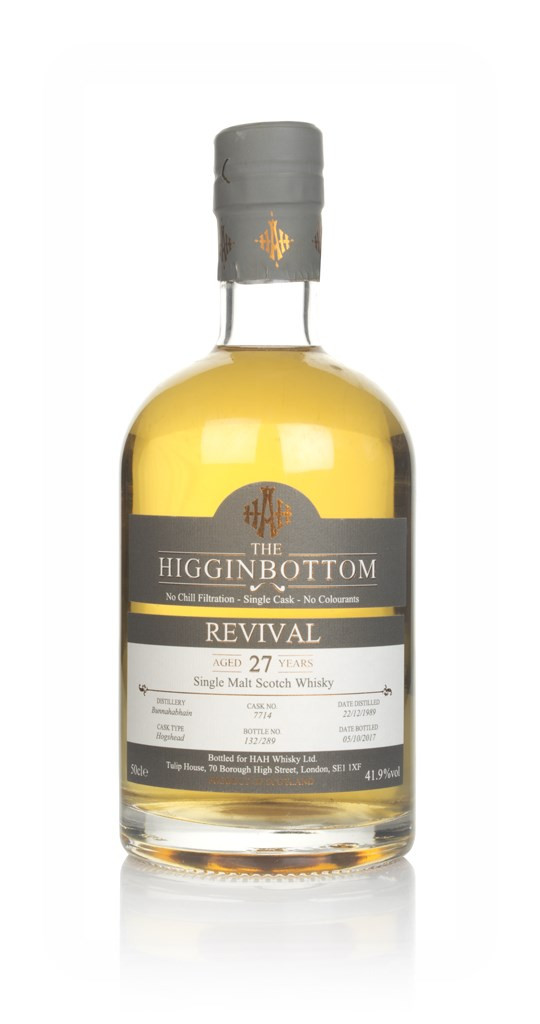 Bunnahabhain 27 Year Old 1989 (cask 7714) - Revival (The Higginbottom) 50cl