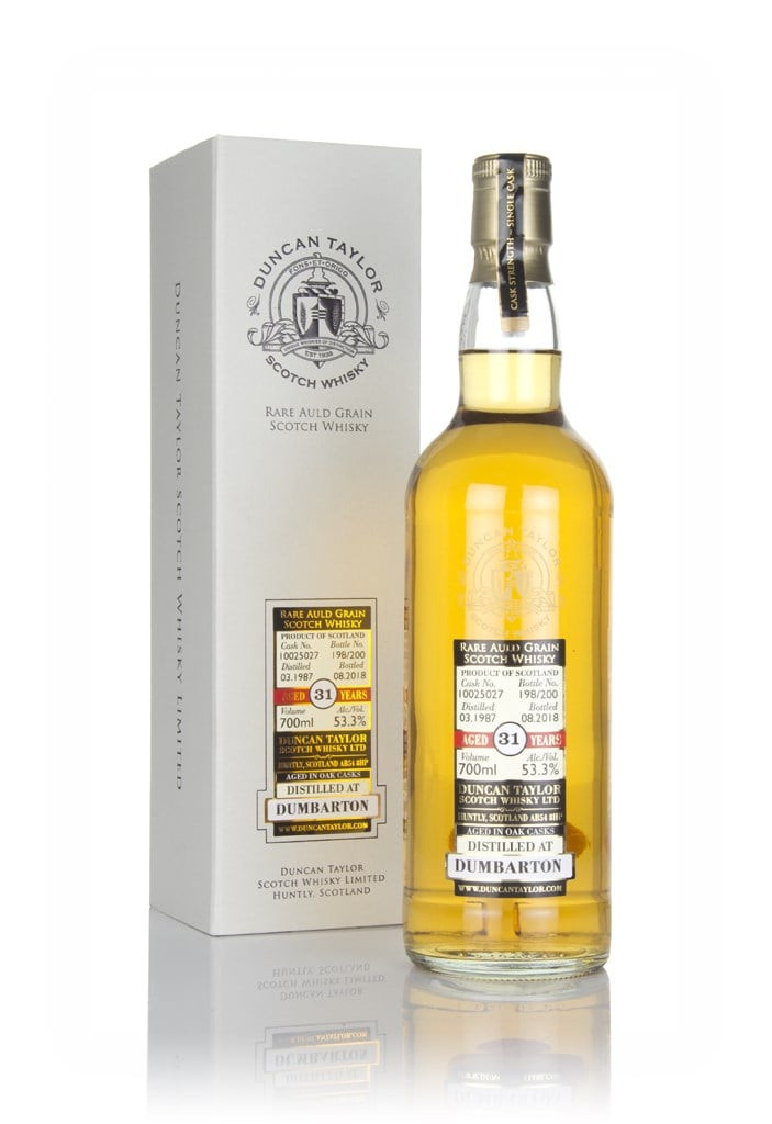 Dumbarton 31 Year Old 1987 (cask 10025027) - Rare Auld (Duncan Taylor) 70cl