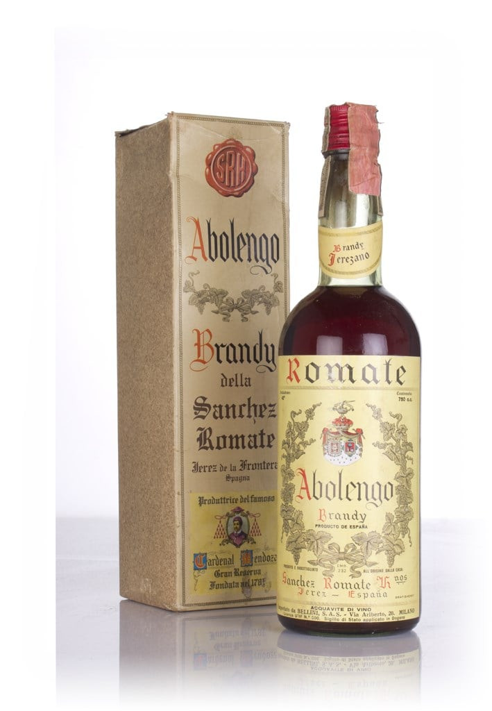 Sanchez Romate Abolengo Brandy - 1960s 75cl