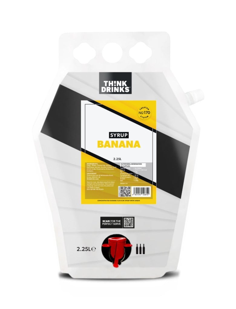 Think Drinks - Banana Syrup (2 x 2.25L) 450cl