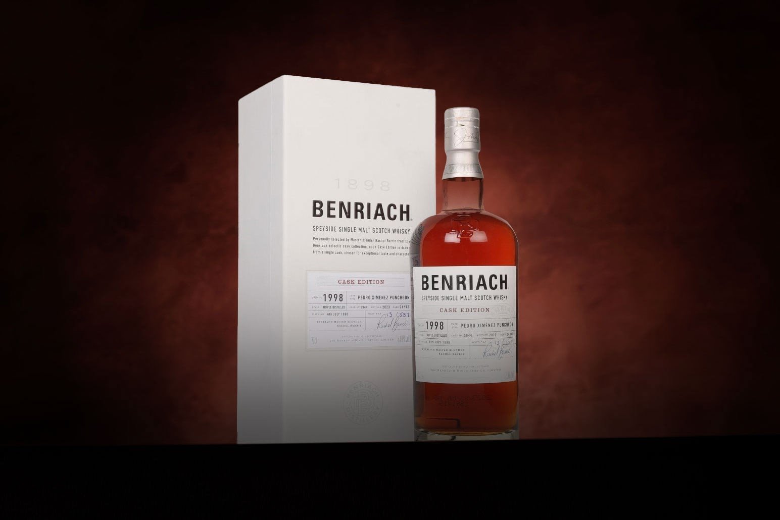 *COMPETITION* Benriach 24 Year Old 1998 (cask 5944) Cask Edition - Pedro Ximénez Puncheon Whisky Ticket 70cl