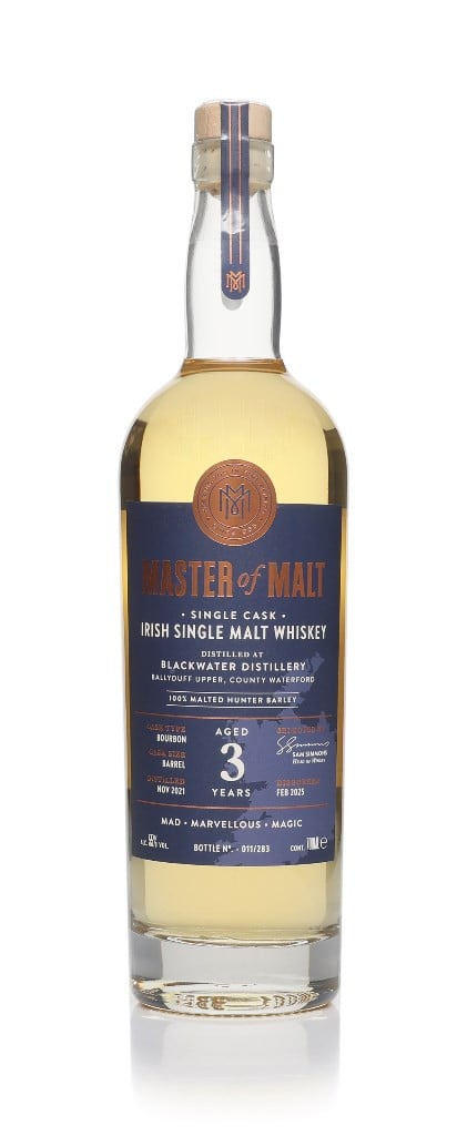 Blackwater 3 Year Old 2021 (Hunter Barley) Single Cask (Master of Malt) 70cl