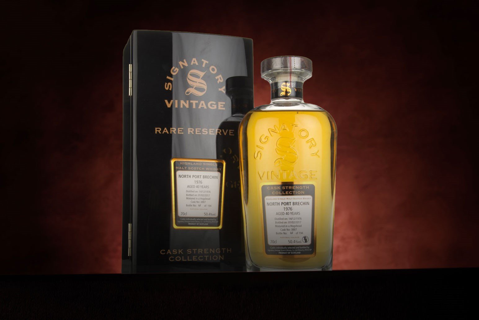 *COMPETITION* North Port Brechin 40 Year Old 1976 (cask 3887) - Cask Strength Collection Rare Reserve (Signatory) Whisky Ticket 70cl