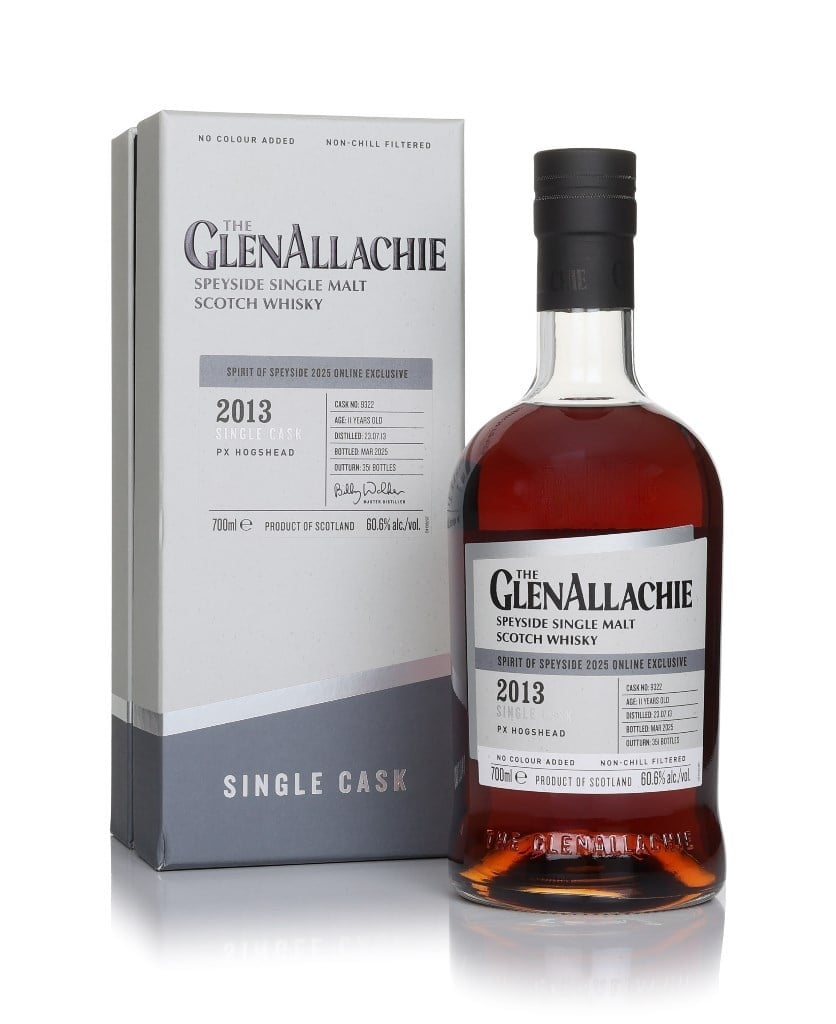 GlenAllachie 11 Years Old 2013 (cask 9322) - PX Hogshead (Spirit of Speyside Festival 2025) 70cl