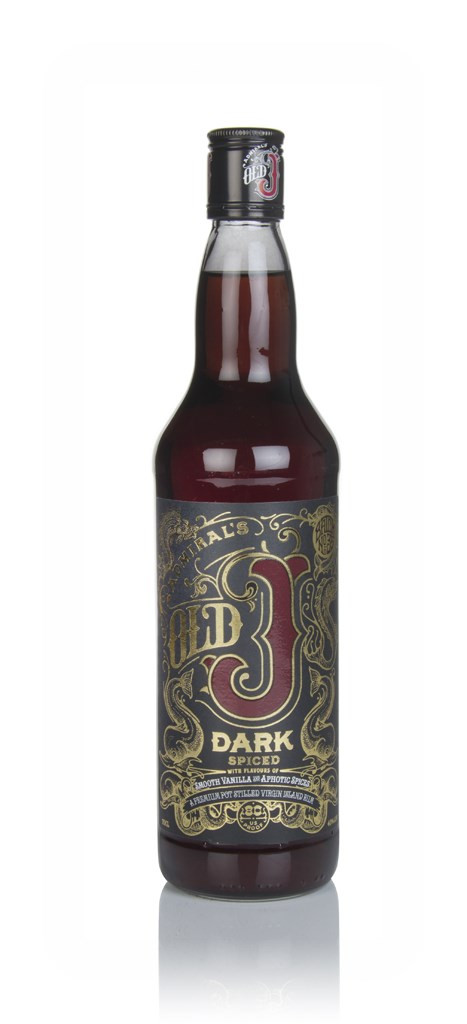 Admiral Vernon's Old J Dark Spiced Rum 70cl