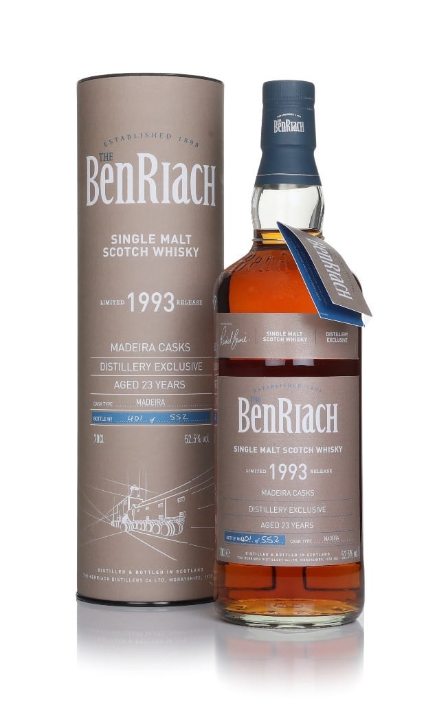 BenRiach 23 Year Old 1993 Madeira Casks - Distillery Exclusive 70cl