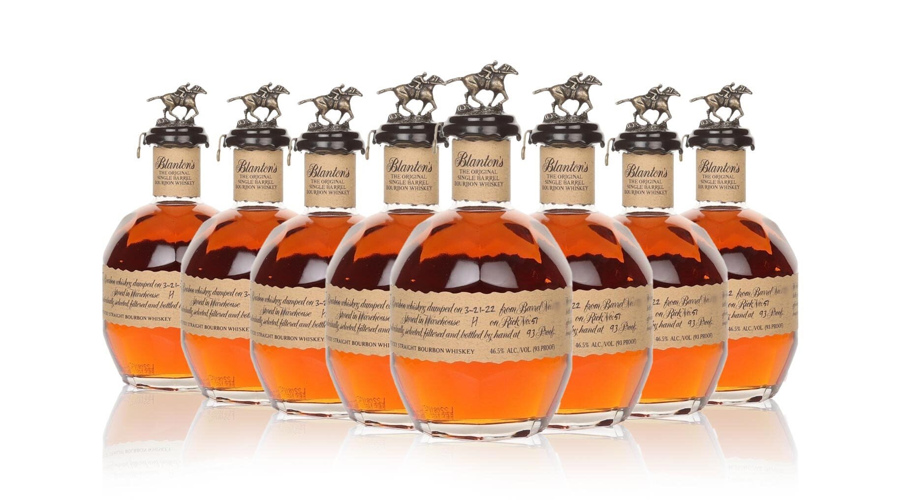 Blanton's Original Single Barrel - Full Stopper Set 560cl